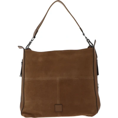 Afbeelding van FREDsBRUDER Leren Schoudertas Lazap Hobo Bag Iced Coffee Bruine