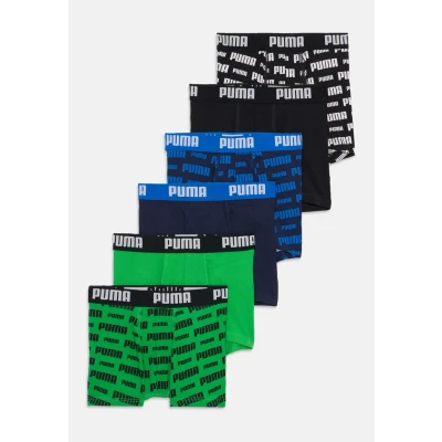Afbeelding van Puma boxershorts set van 6 groen/blauw/zwart