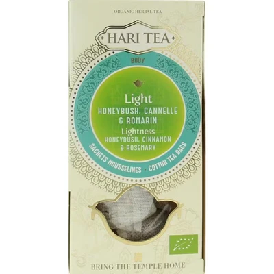 Afbeelding van Hari Tea Honeyrush cinnamon rosemary lightness 10 stuks