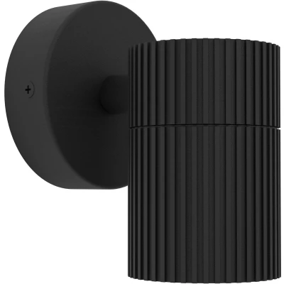 Afbeelding van EGLO Tomelloso Wandlamp Buiten GU10 12 cm Zwart