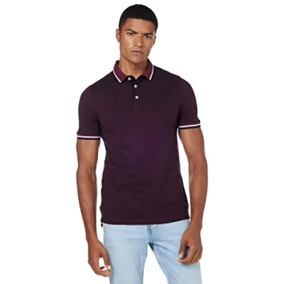 Afbeelding van Jack &amp; Jones Epaulos SS NOOS Poloshirt, Heren, Maat: XS, Port royale
