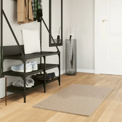 Afbeelding van Vloerkleed HUARTE laagpolig zacht wasbaar 60x110 cm zandkleurig