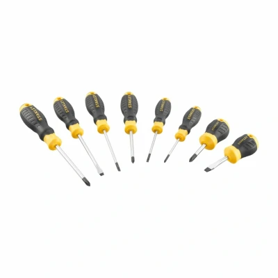 Afbeelding van Stanley handgereedschap STHT16167 0 Cushiongrip Schroevendraaierset 8 delig: PH, Standaard, Parallel