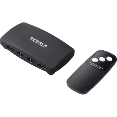 Afbeelding van SpeaKa Professional SP HDS 200 HDMI switch 3 poorten Met afstandsbediening 7680 x 4320 Pixel