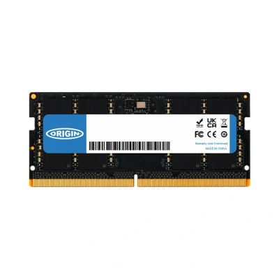 Afbeelding van ORIGIN STORAGE RAM MEMORY 16GB DDR5 4800MHZ SODIMM 1RX8 NON ECC 1.1V