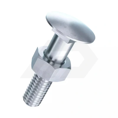Afbeelding van Hoenderdaal Slotbout verzinkt 4.6 M10x70mm met moer (doos a 100st) Din603/555