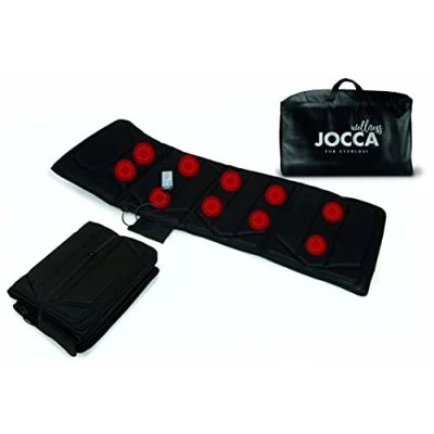 Afbeelding van Jocca Inklapbare massagemat, elektrische 4 zones, inclusief tas, massagematras, 10 motoren, intensiteit instelbaar
