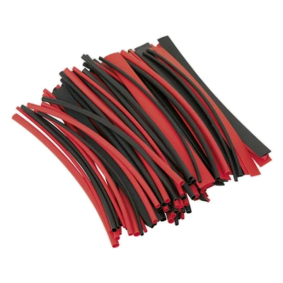 Afbeelding van Sealey HST200BR Krimpkous 200mm, Zwart/Rood, Pack van 100