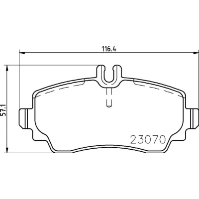 Afbeelding van Brembo Remblokset P 50 047