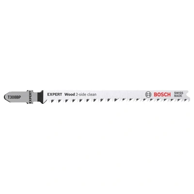 Afbeelding van Bosch 2608900558 EXPERT Decoupeerzaagblad T308BP 5st Wood 2 side clean precision