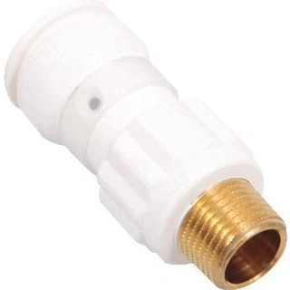 Afbeelding van Henco Vision insteek puntstuk wit PVDF 26 x