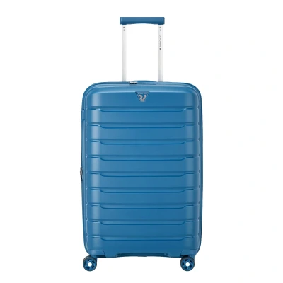 Afbeelding van Roncato Butterfly 4 Wiel Trolley Medium 68 Denim Blue