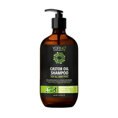 Afbeelding van Castorolie Shampoo met Biotin Dode Zee Mineralen Marokkaanse Arganolie voor Haargroei en Versterking Controles Haaruitval