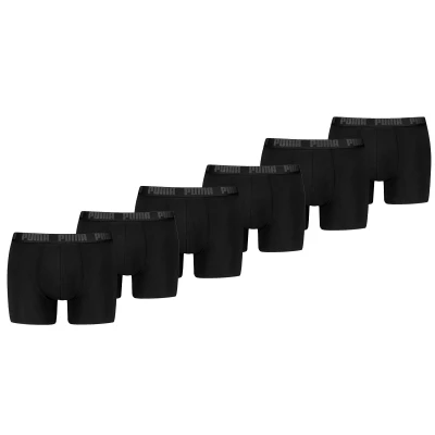 Afbeelding van Puma Boxershorts Everyday Basic 6 pack Black / Phantom m