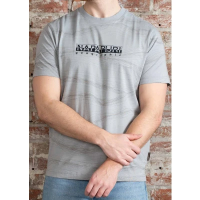 Afbeelding van Napapijri Cellini Tshirt print multicoloured, Heren, Maat: XL, Multi coloured