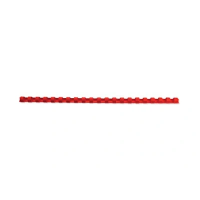 Afbeelding van Bindrug GBC 6mm 21rings A4 rood 100stuks