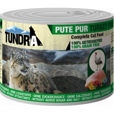Afbeelding van Tundra kattenvoer natvoer kalkoen puur 200g