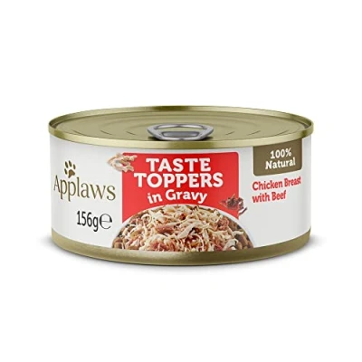 Afbeelding van Applaws 100% natuurlijk nat hondenvoer, graanvrije kip met rundvlees in jusvorm, 156 g (pak van 12)