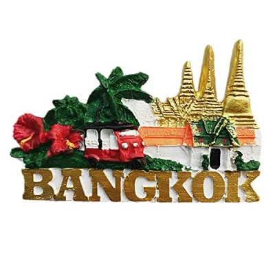 Afbeelding van Bangkok Thailand 3D Koelkast Magneet Souvenir Gift Collection, Huis &amp; Keuken Decoratie Magnetische Sticker