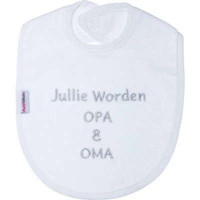 Afbeelding van Petit Villain Wit &#039;Jullie Worden Opa &amp; Oma&#039; Slab