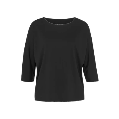 Afbeelding van Lascana 3/4ARM Longsleeve, Dames, Maat: 32/34, Schwarz