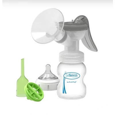 Afbeelding van Dr. Brown Dr Brown&#039;s Borstkolf Handmatig met Options+ Anti Colic fles