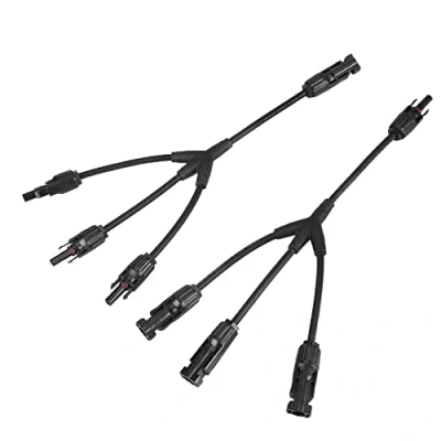 Afbeelding van Y Tach Parallelle Connector Solar PV Kabel Zonnepaneel M/FFF &amp; F/MMM 1 tot 3 Tak Adapter TRAMILY (1 paar)