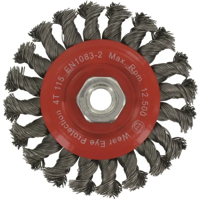 Afbeelding van Rondborstel, Getordeerd Staaldraad, M14, Ø115x0,5