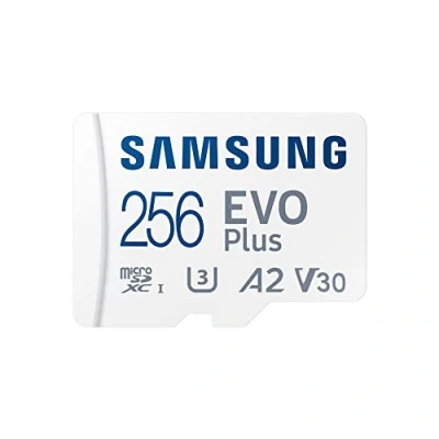Afbeelding van Samsung Evo plus 256GB microSD SDXC U3 class 10 A2 geheugenkaart 130MB/S Adapter 2021 MB MC256KA APC