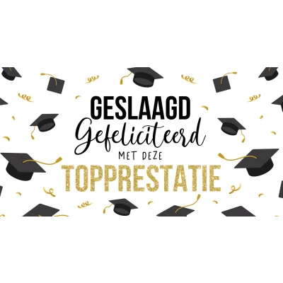 Afbeelding van Kaart Geslaagd SGP15 C gefeliciteerd met deze topprestatie