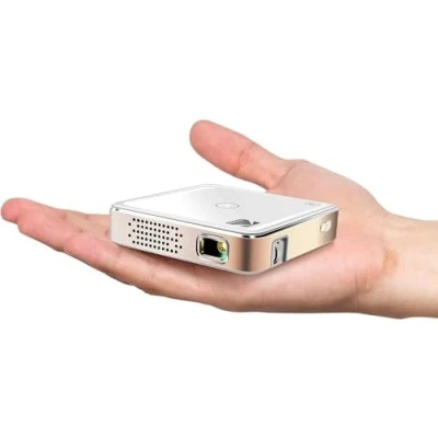 Afbeelding van Kodak Ultra Mini draagbare projector 75 HD LED DLP oplaadbare 100 scherm, ingebouwde luidspreker HDMI, USB en Micro SD