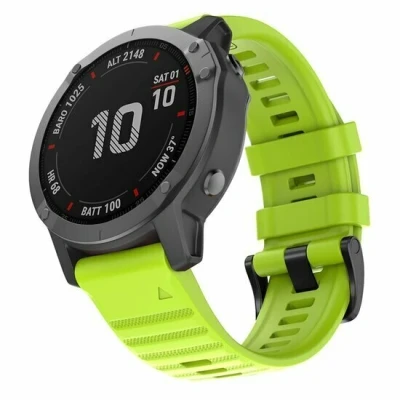 Afbeelding van Siliconen bandje Groen Garmin Tactix 8 51mm