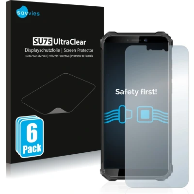 Afbeelding van Savvies (6 Stuks) Schermbeschermer voor Oukitel WP5 Pro Screen Protector Ultra Transparant