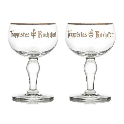 Afbeelding van Rochefort Speciaalbier Bierglas 330 ml 2 stuks