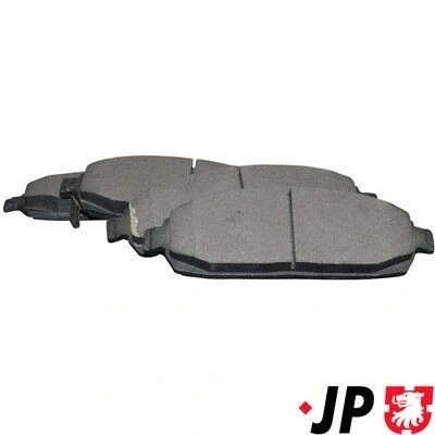 Afbeelding van JP GROUP 5563600210 Remblokkenset Vooras Met akoestische slijtagewaarschuwing JEEP: GRAND CHEROKEE 3