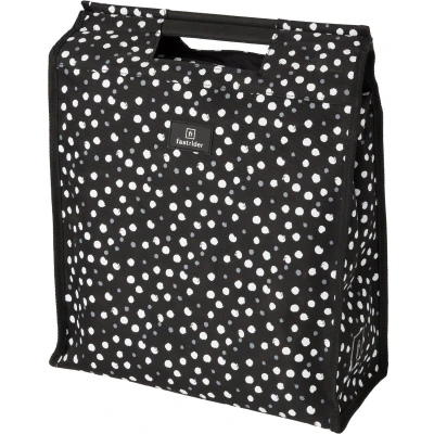 Afbeelding van FastRider Dot shopper fietstas basics zwart
