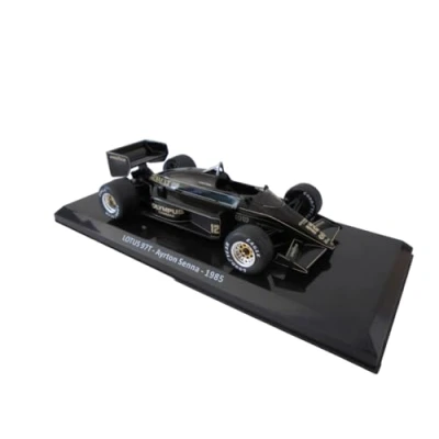Afbeelding van Formule 1 compatibel met Lotus 97T #12 Ayrton Senna Winner Portugal GP 1985 1/24 Modelauto OR062