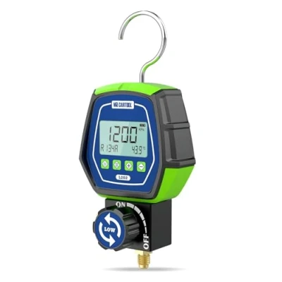Afbeelding van L202 Digitale Lagedruk Gasdrukmeter HVAC Koelmiddelspruitstuk Manometers voor Koelsystemen Airconditioners R32 R410a