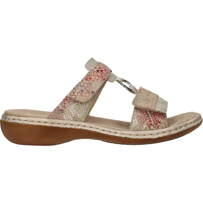 Afbeelding van Rieker Dames multicolor slippers &amp; muiltjes maat 36