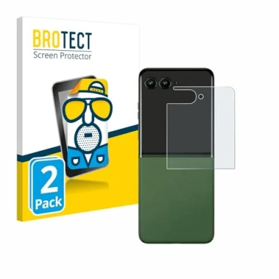 Afbeelding van BROTECT (2 Stuks) Antireflecterende Beschermfolie voor Motorola Razr 50 Ultra (Achterdisplay) Anti Glare Screen Protector, Mat, Ontspiegelend