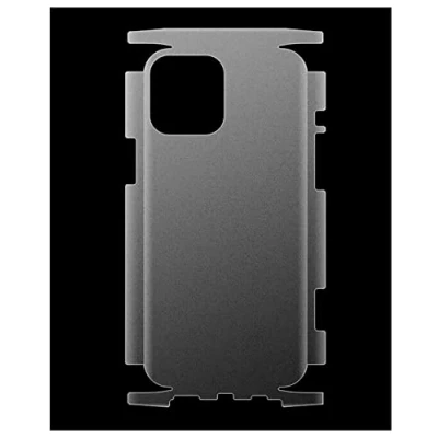 Afbeelding van GIOPUEY 4 stuks rugbeschermers, compatibel met iPhone 14 Pro Max, Max rugbeschermfolie, zachte TPU, dunne, matte textuur, beschermende rand doorschijnend