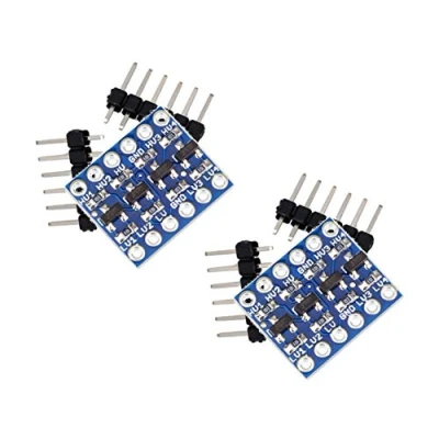 Afbeelding van 2pcs 4Channel IIC I2C Logic Level Converter Bi Directional Module 5V to 3.3V
