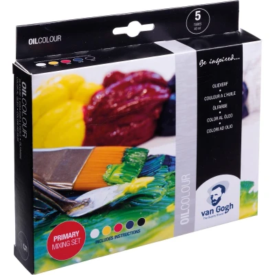 Afbeelding van van Gogh olieverf, primaire mengset 5 x 40 ml olieverf