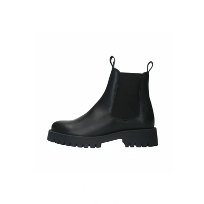 Afbeelding van sacha Chelsea Enkellaarsjes met plateauzool, Dames, Maat: 37, Black Schoenen