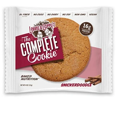 Afbeelding van Lenny &amp; Larry&#039;s Complete Cookie Proteïnereep Eiwit Snickerdoodle Kaneelkoekjes 12x113 g