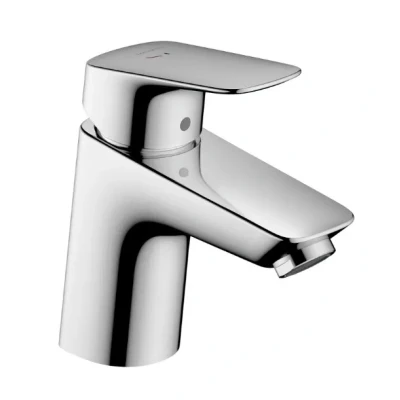 Afbeelding van Hansgrohe Logis 1 greeps wastafelkraan 70 CoolStart met trekwaste