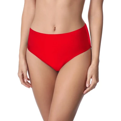 Afbeelding van Bellivalini MS VO M72W Dames Zwembroek Zwemshorts Bikinibroekje Elastische tailleband Polyamide &amp; Elastaan Rood (4186) 50
