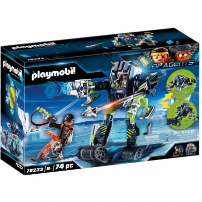 Afbeelding van Playmobil TOP Agents Arctic Rebels Sneeuwrobot Miniaturen voor kinderen, Maat: One Size, Multi coloured