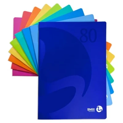 Afbeelding van BM BeMore Color 80, 0110590 Schrift, A4, liniatuur 1R, gelinieerd zonder rand, papier 80 g/m², 9 verschillende kleuren, verpakking van 12 stuks