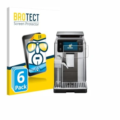 Afbeelding van BROTECT Screenprotector voor DeLonghi PrimaDonna Aromatic ECAM630.75.TSM Folie Beschermfolie transparant (6 Stuks)